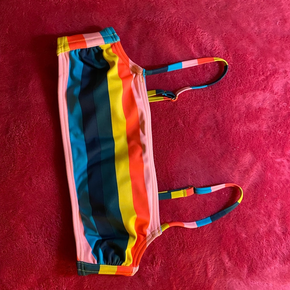 Multi colored bikini top